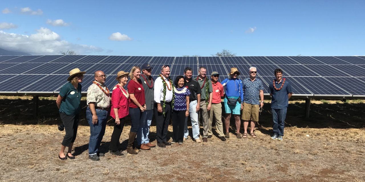 KENYON ENERGY Blessing of New Solar Farm Above R & T Park in Central