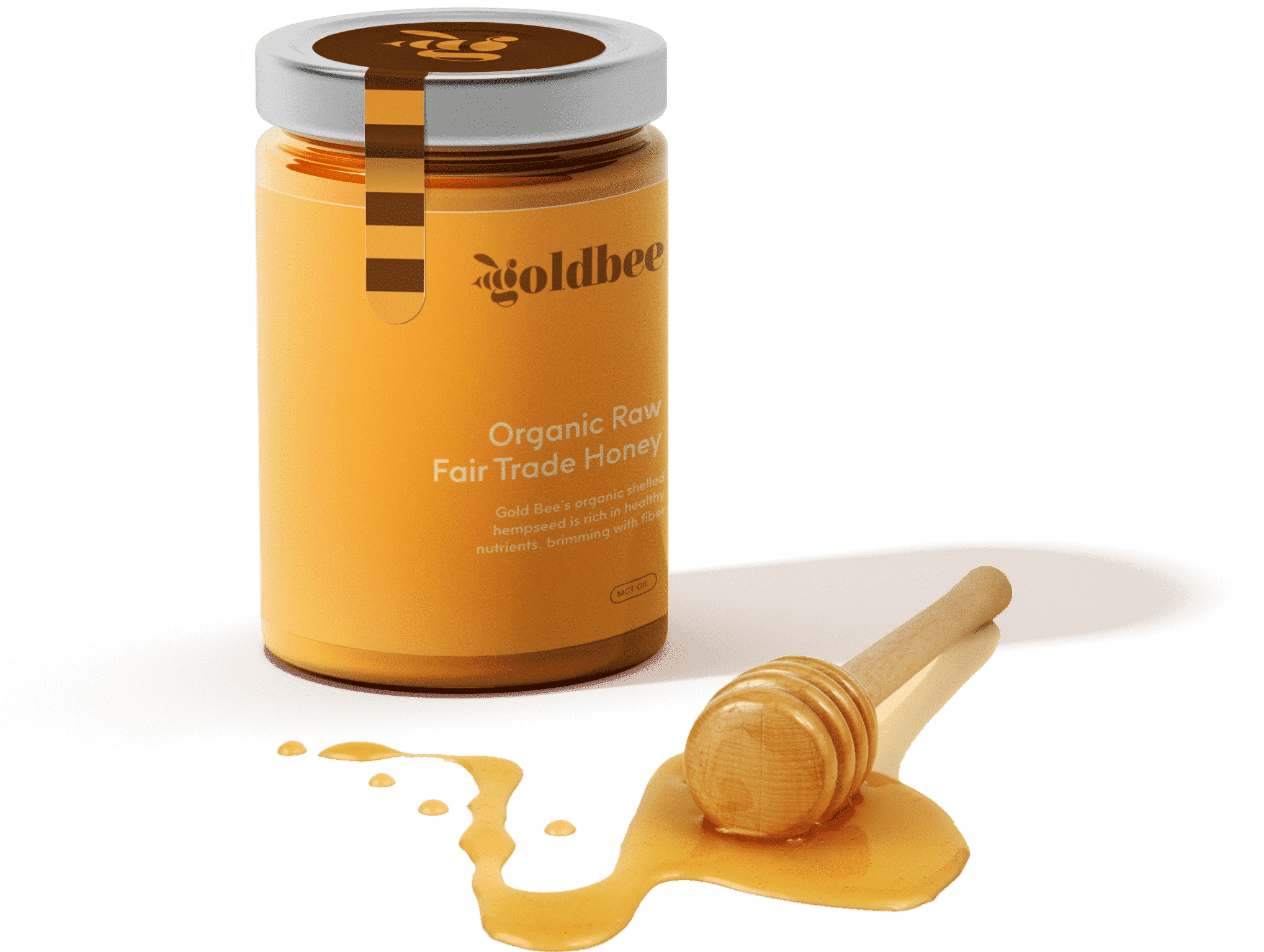 Organic Raw Fair Trade Honey Gold Bee Nutrition