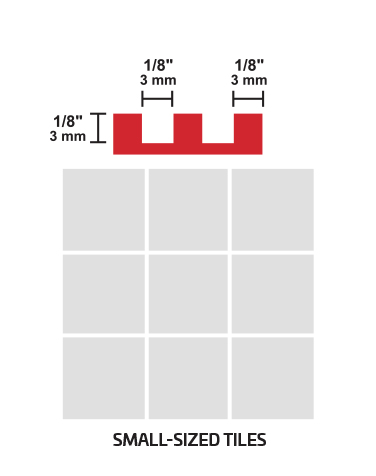 Choosing the Right Tile Trowel Notch Size and Shape | Goldblatt