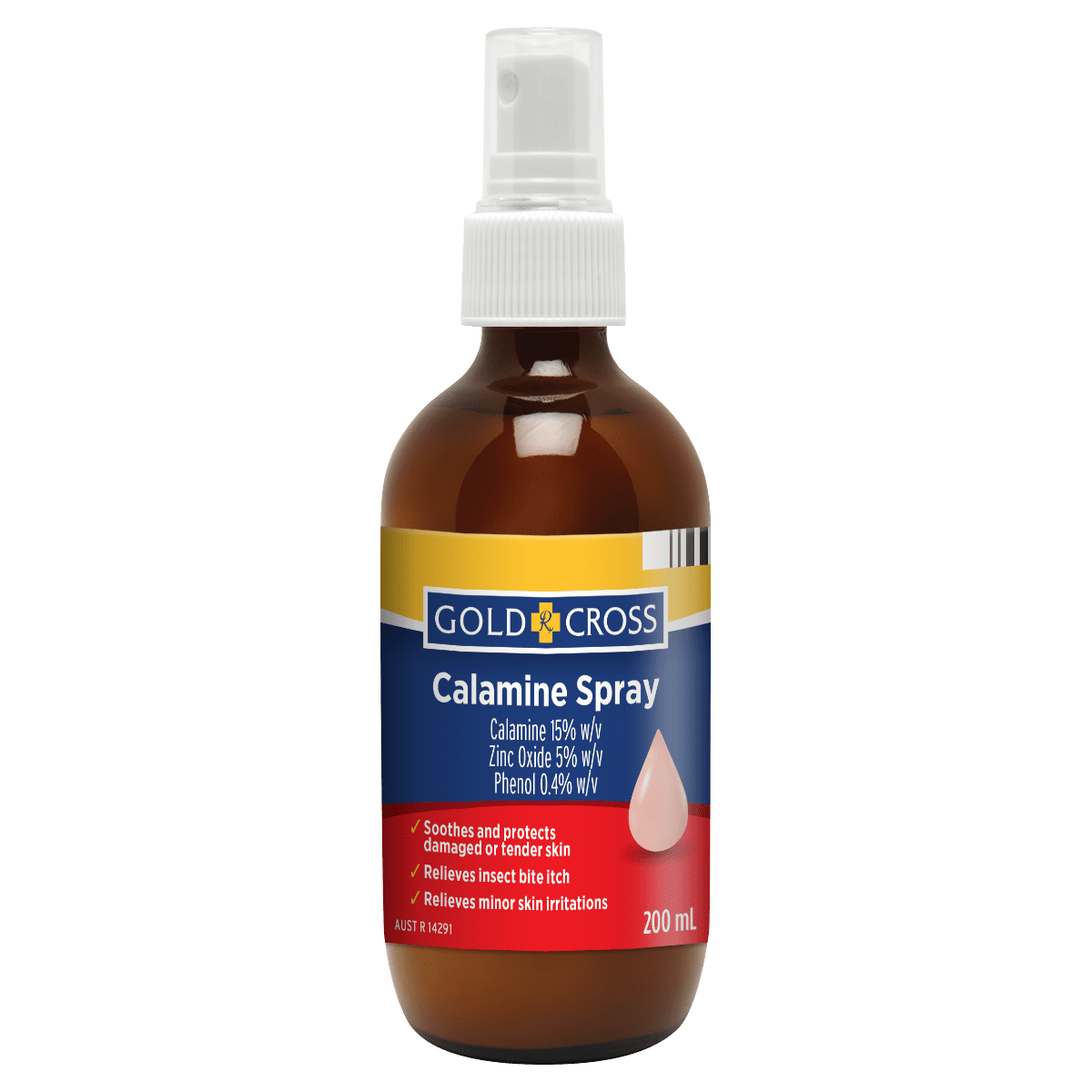 Calamine Spray Gold Cross