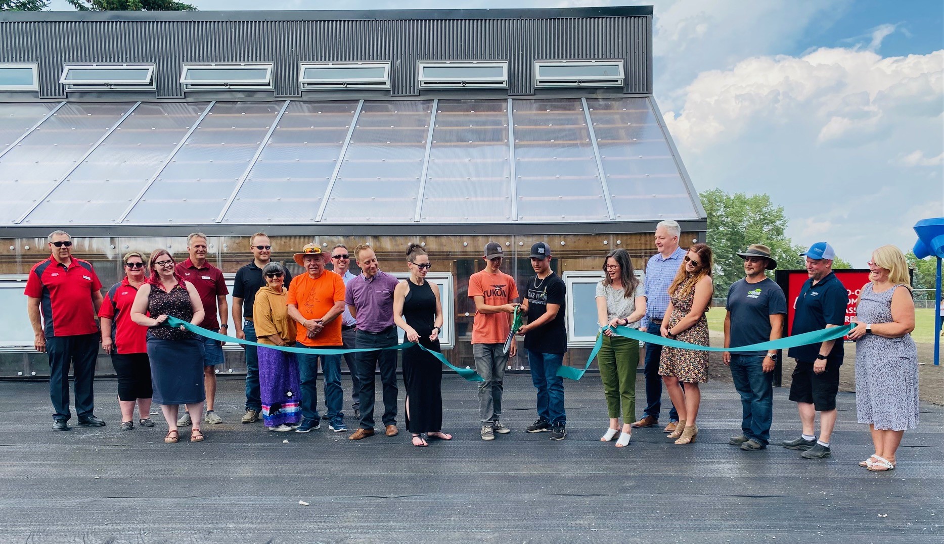 Normandeau School unveils new Passive Solar Greenhouse