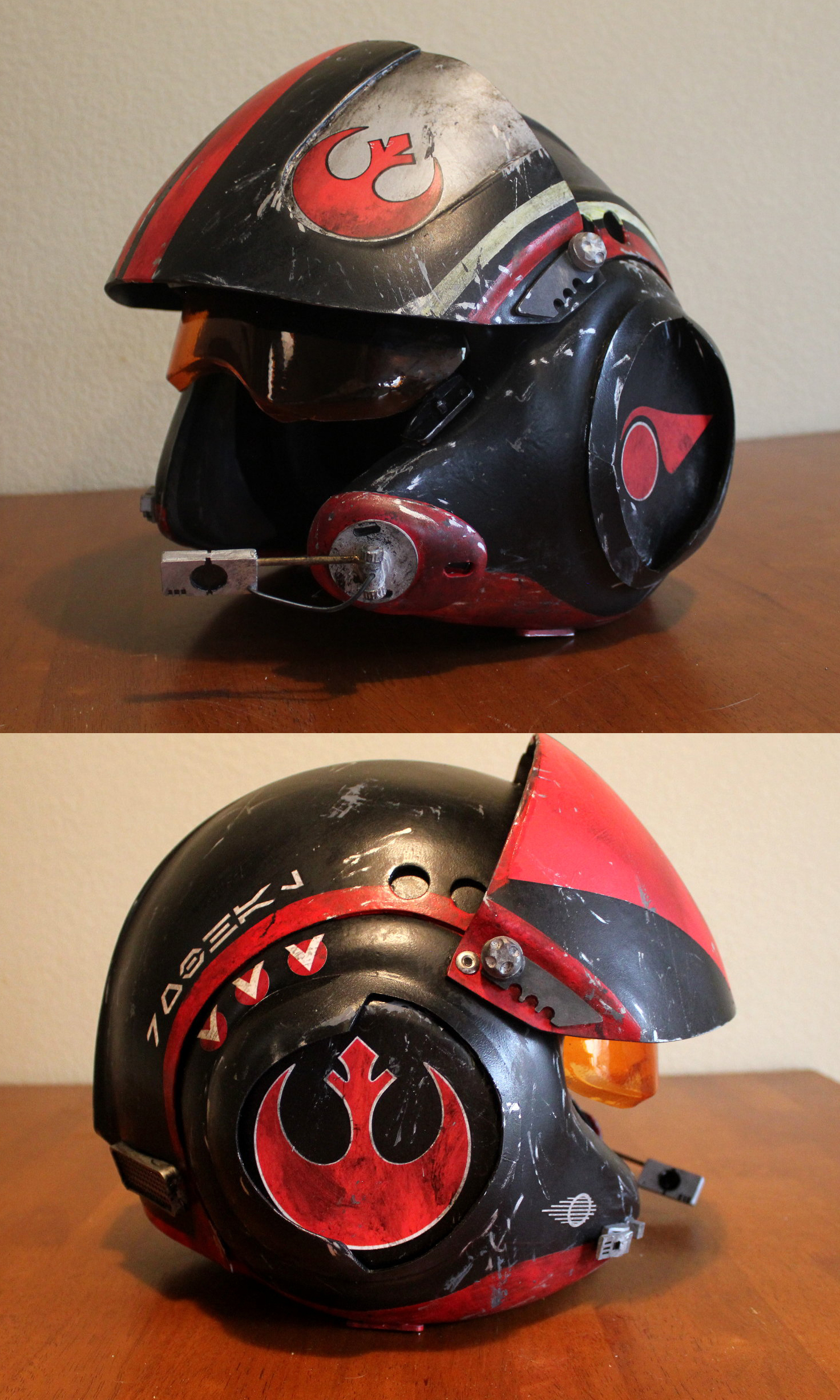 Episode 7 Xwing Pilot Helmet EPISODE 7 PILOT HELMET Prop Replicas, Custom Fabrication
