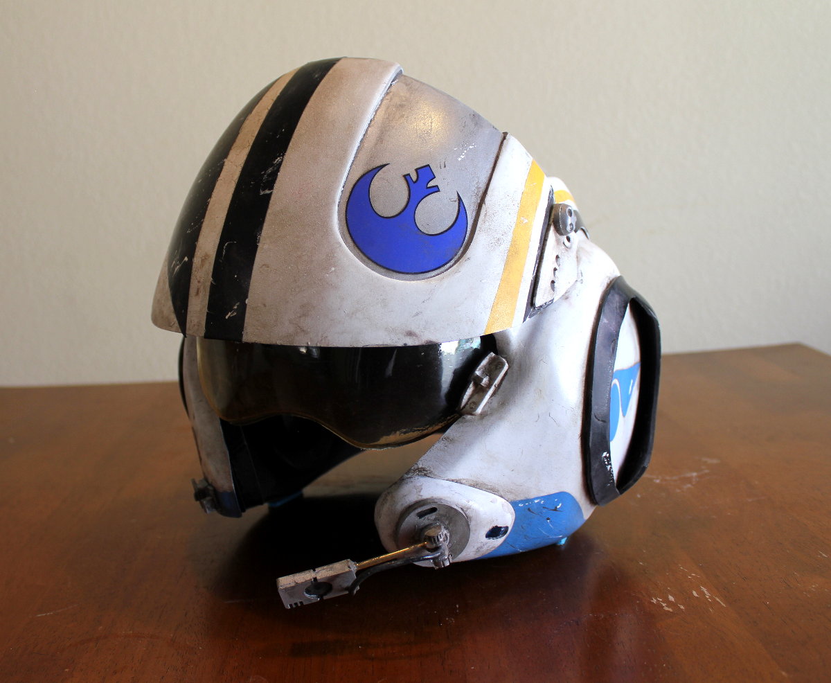 Episode 7 Xwing Pilot Helmet EPISODE 7 PILOT HELMET Prop Replicas, Custom Fabrication