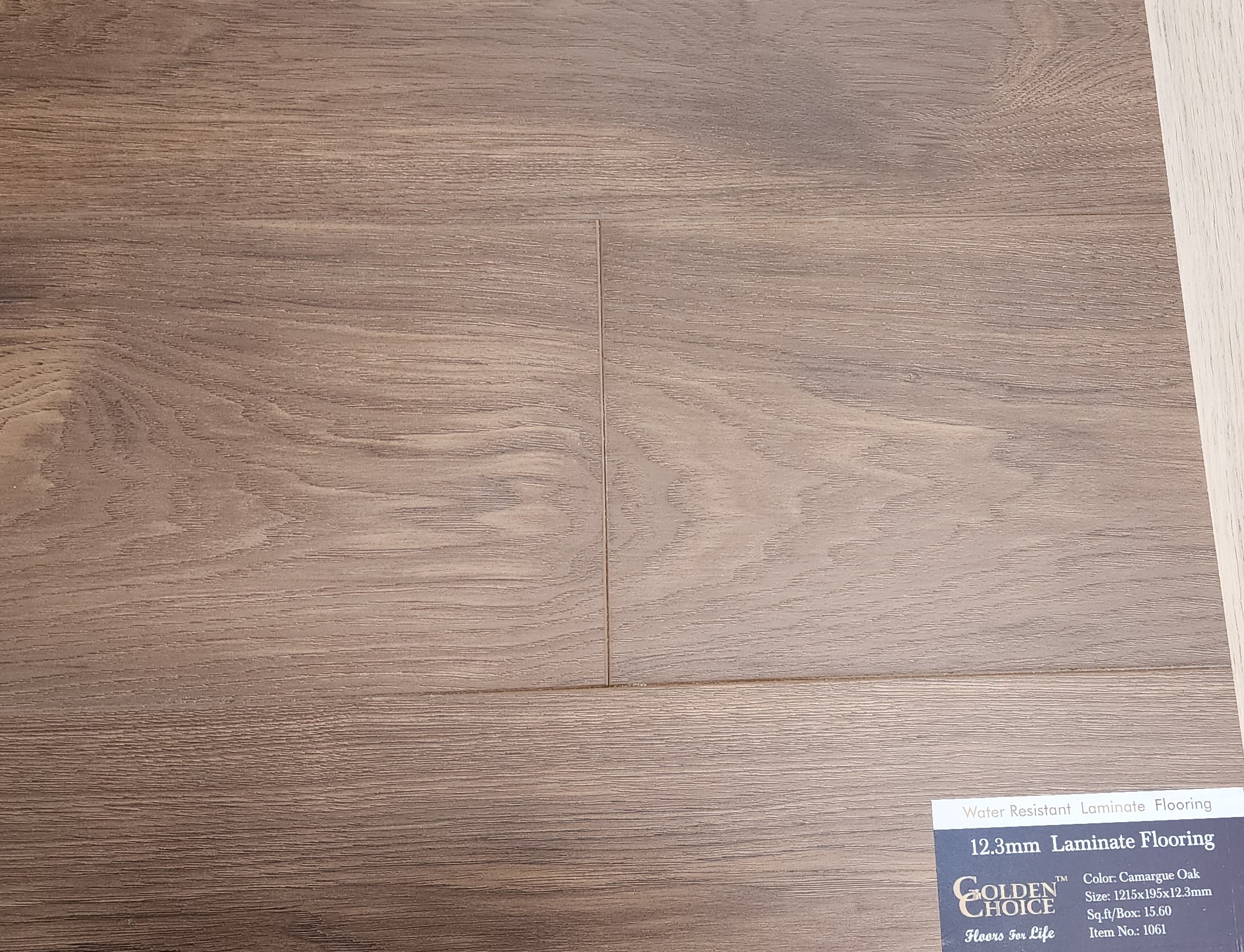 12.3mm Water Resistant Laminate Golden Choice Flooring