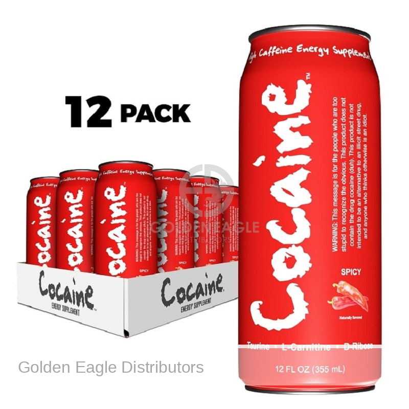 Cocaine 12oz Energy Drink 12 / Case Golden Eagle Distributors