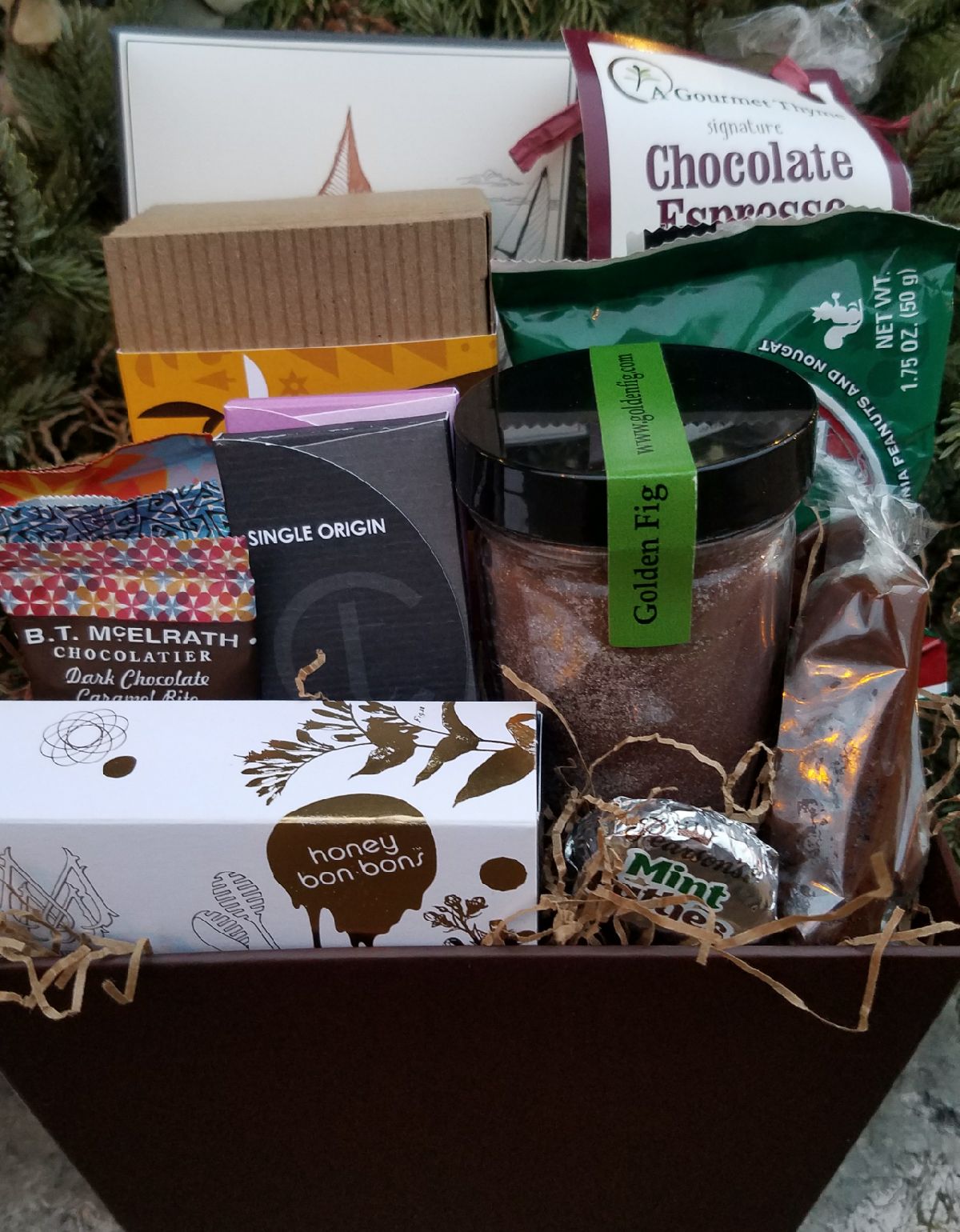 Chocolate Lover’s Gift Basket Golden Fig Fine Foods