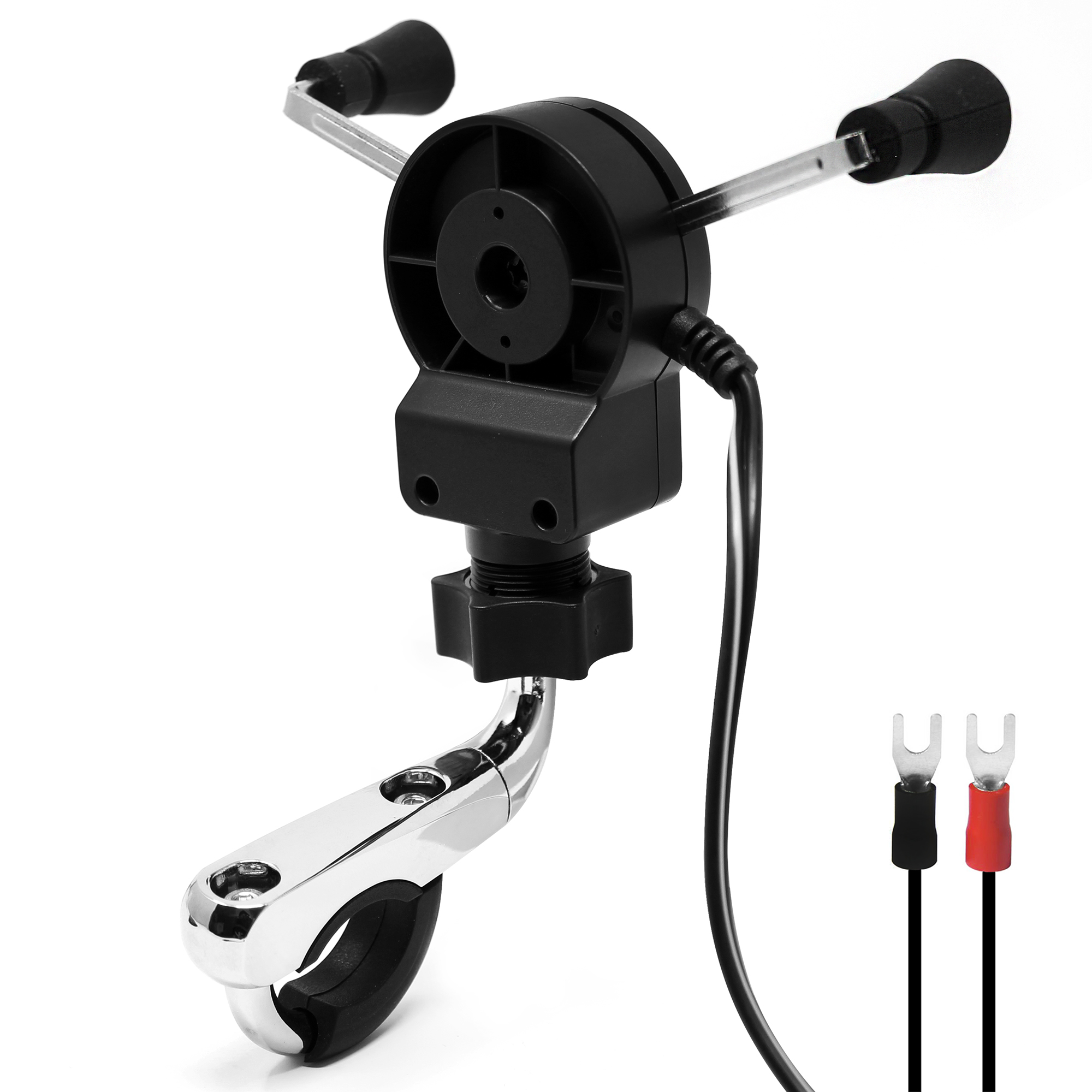 GoHawk Universal Waterproof Motorcycle Cell Phone Holder w/ USB Charger