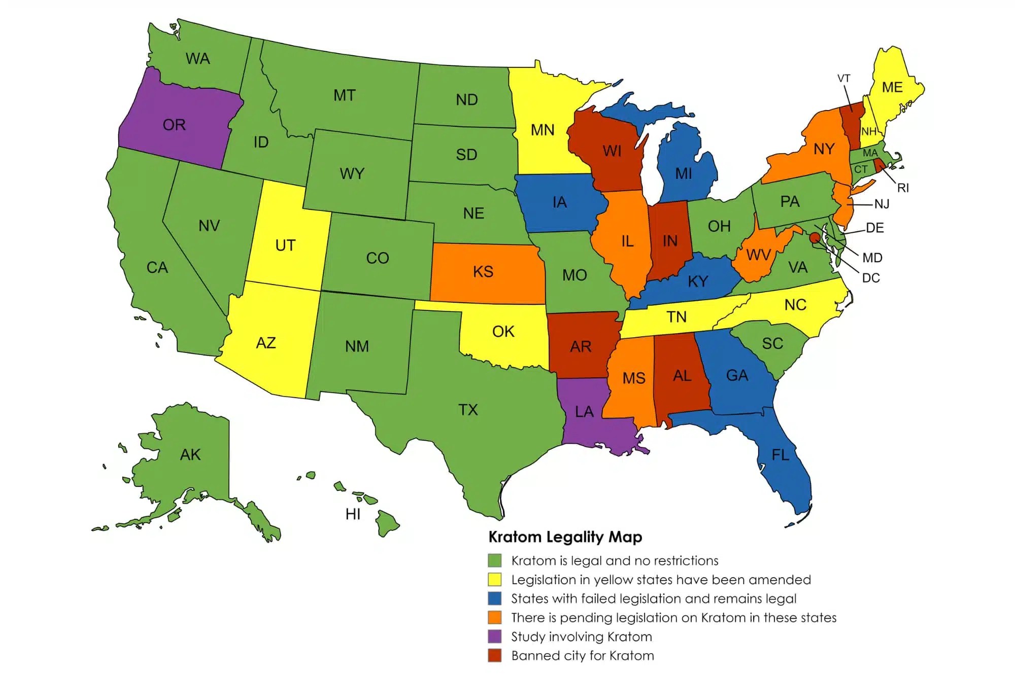 Is Kratom Legal in Texas? Golden Monk