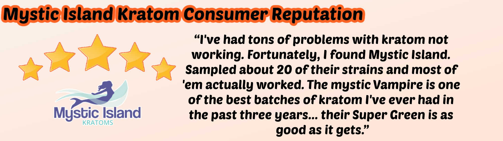 Mystic Island Kratom Vendor Review • Golden Monk