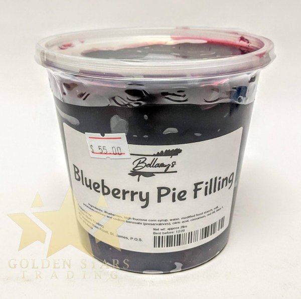 Blueberry Pie Filling Golden Stars Trading