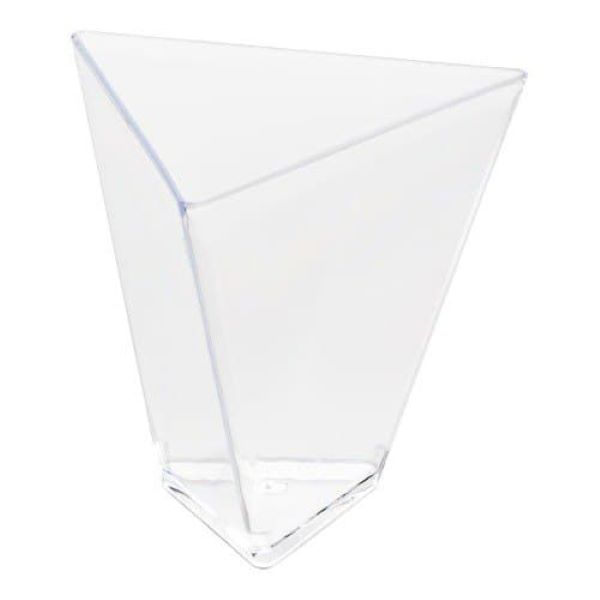 Clear Dessert Cups Triangle (20ct) Golden Stars Trading