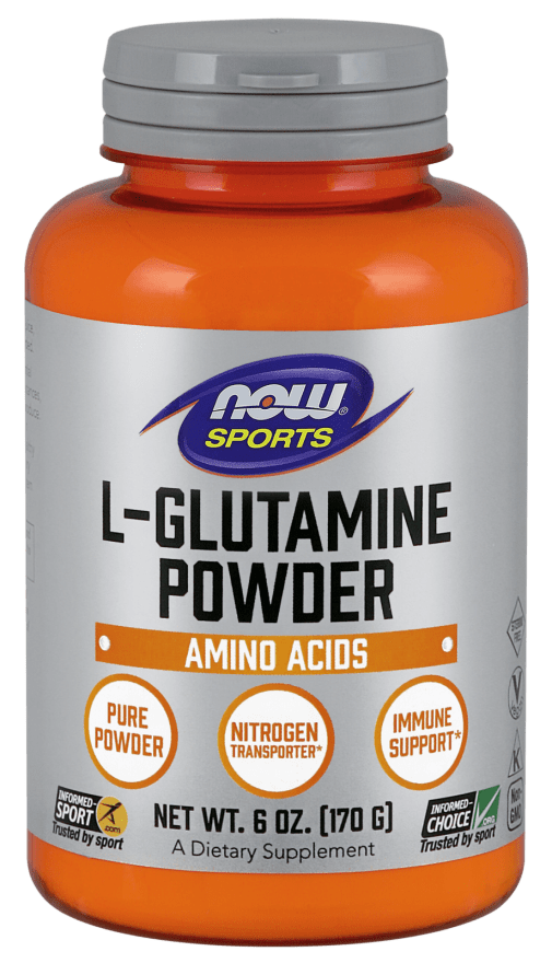 NOW Foods LGlutamine Powder 6oz. GoldenTrainer Performance Personal