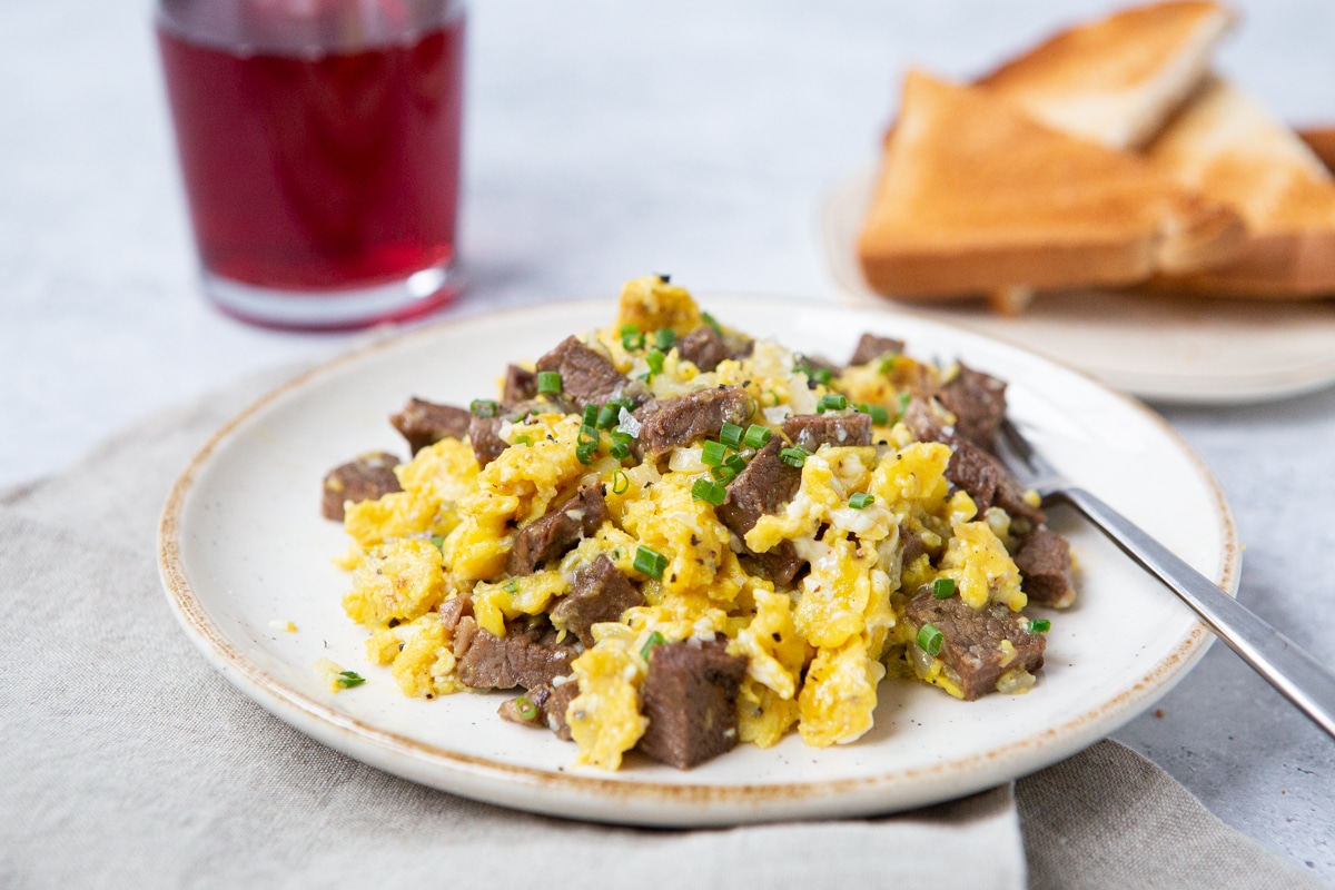 Steak & Scrambled Eggs Golden Truffle