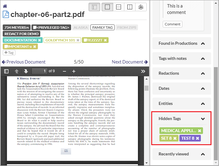 Hidden tags GoldFynch Documentation