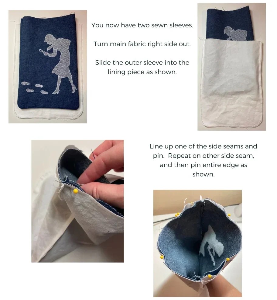 Tutorial How to Make an ITH Book Sleeve In Your Machine Embroidery