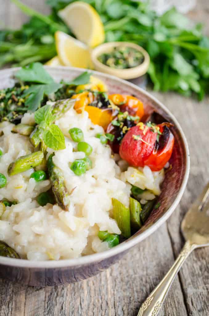 Spring Vegetable Risotto The Goldilocks Kitchen