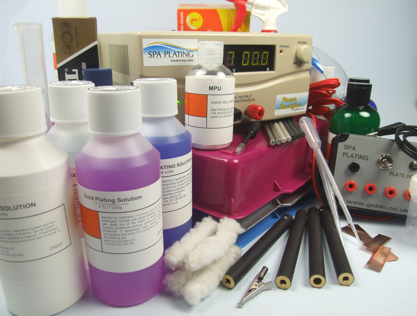 PowerGoldPlatingKit Spa Plating gold plating kit