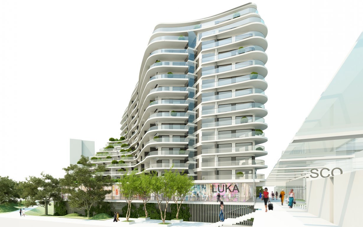 Rezidence "Luka Living" Praha ART Garden Towers Prague Luxury Apartment