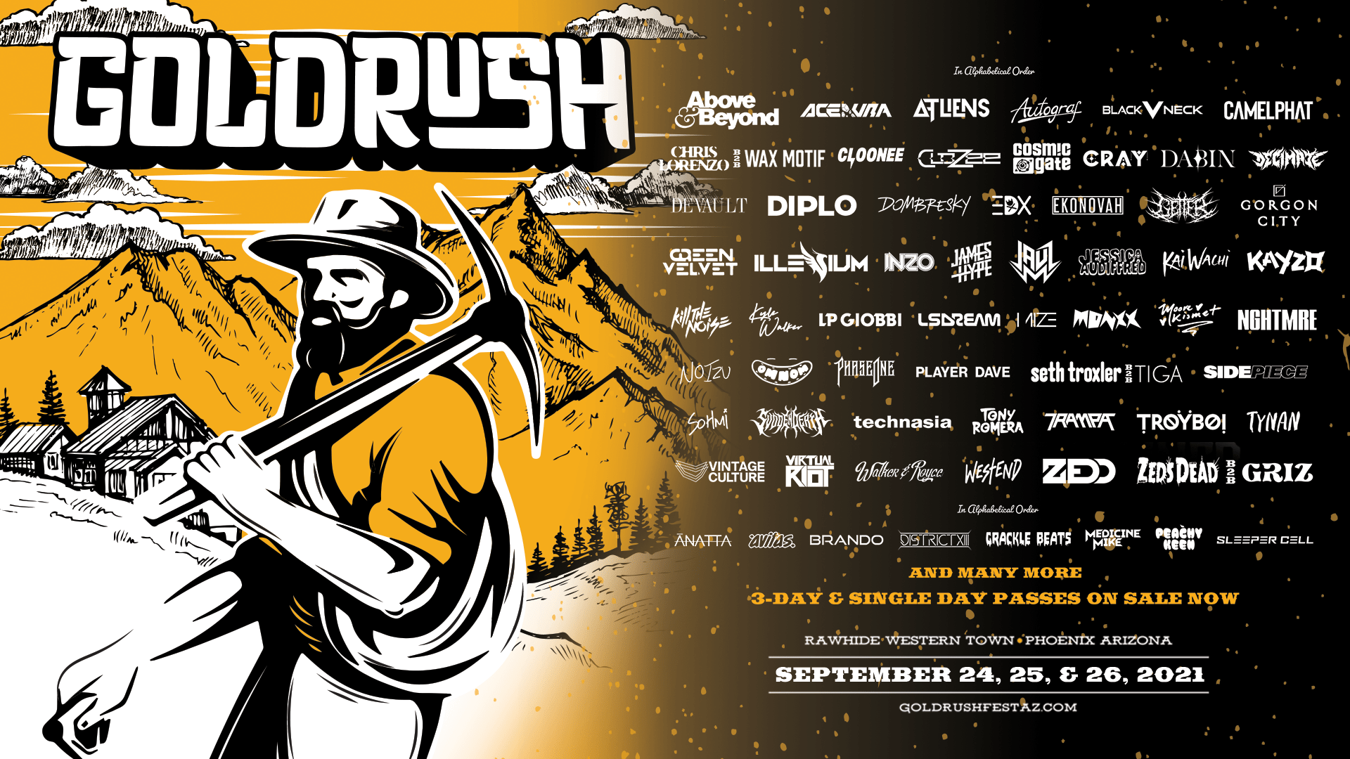 Gold Rush Festival 2023 Goldrush Music Festival | September 24-26, 2021