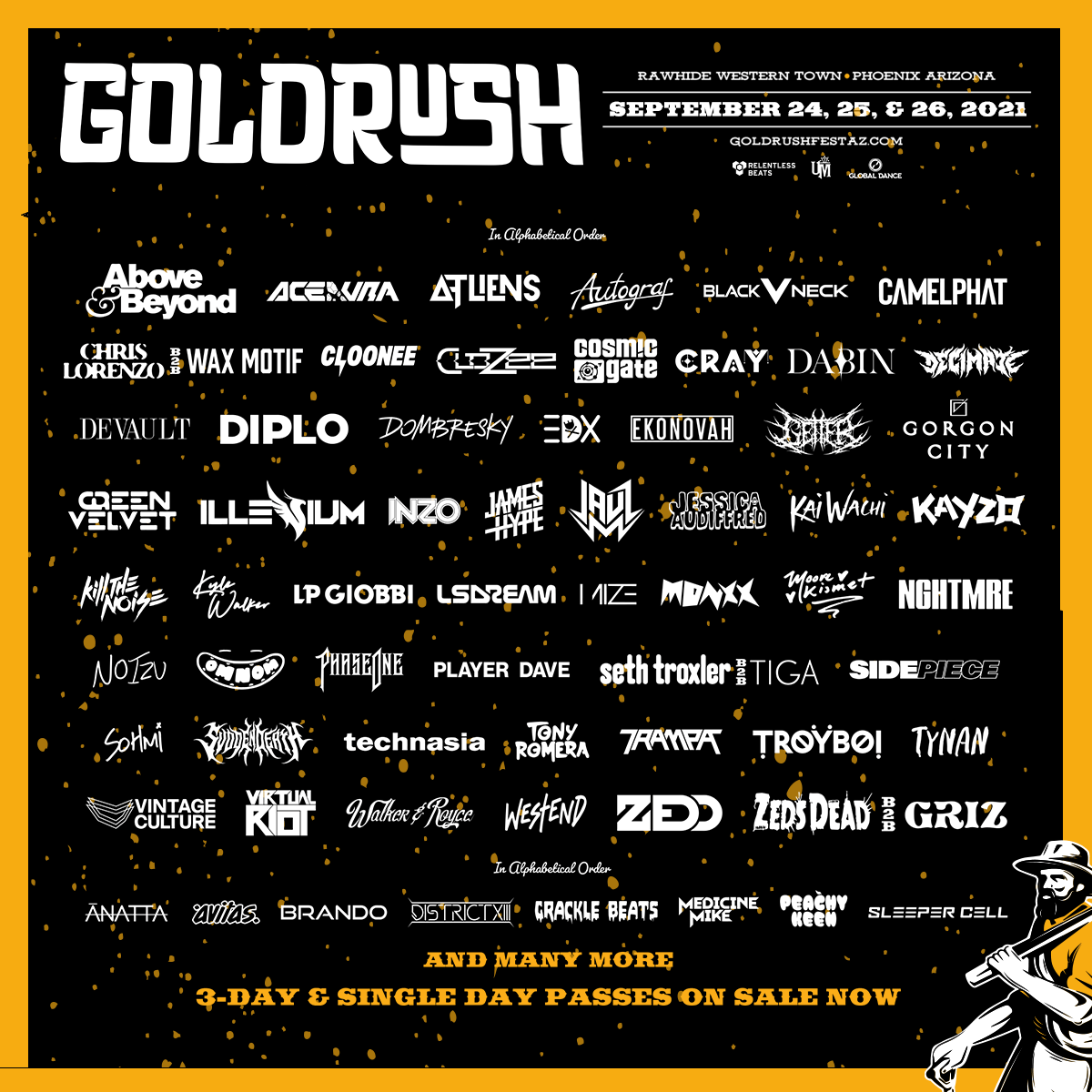 Gold Rush Festival 2023 Goldrush Music Festival | September 24-26, 2021