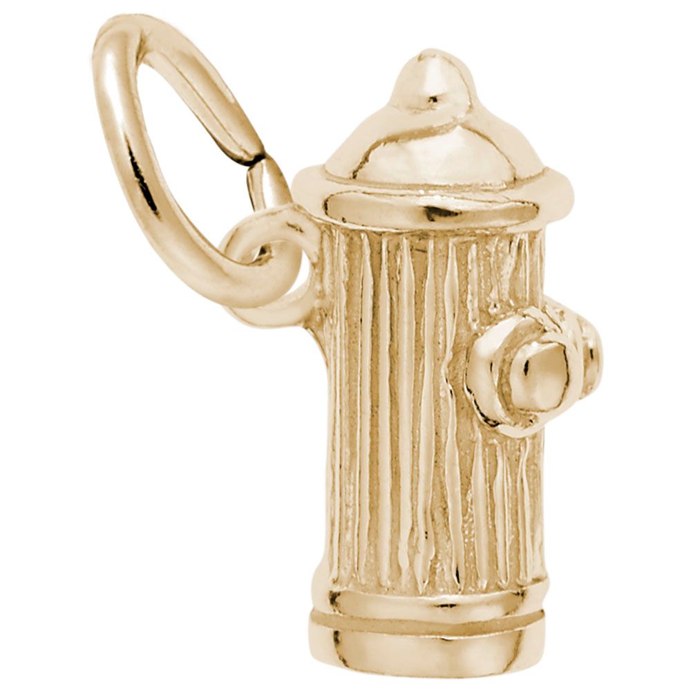 Gold Fire Hydrant Charm Gold Rush Jewelers