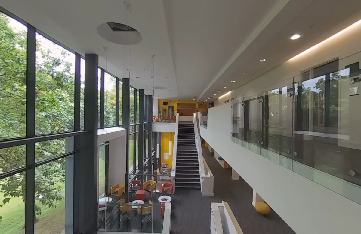 Communal area in the Professor Stuart Hall Building Goldsmiths Communal area in the Professor Stuart Hall Building Goldsmiths