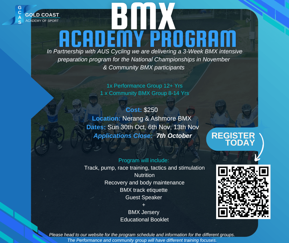 BMX Program Gold Coast Academy of Sport
