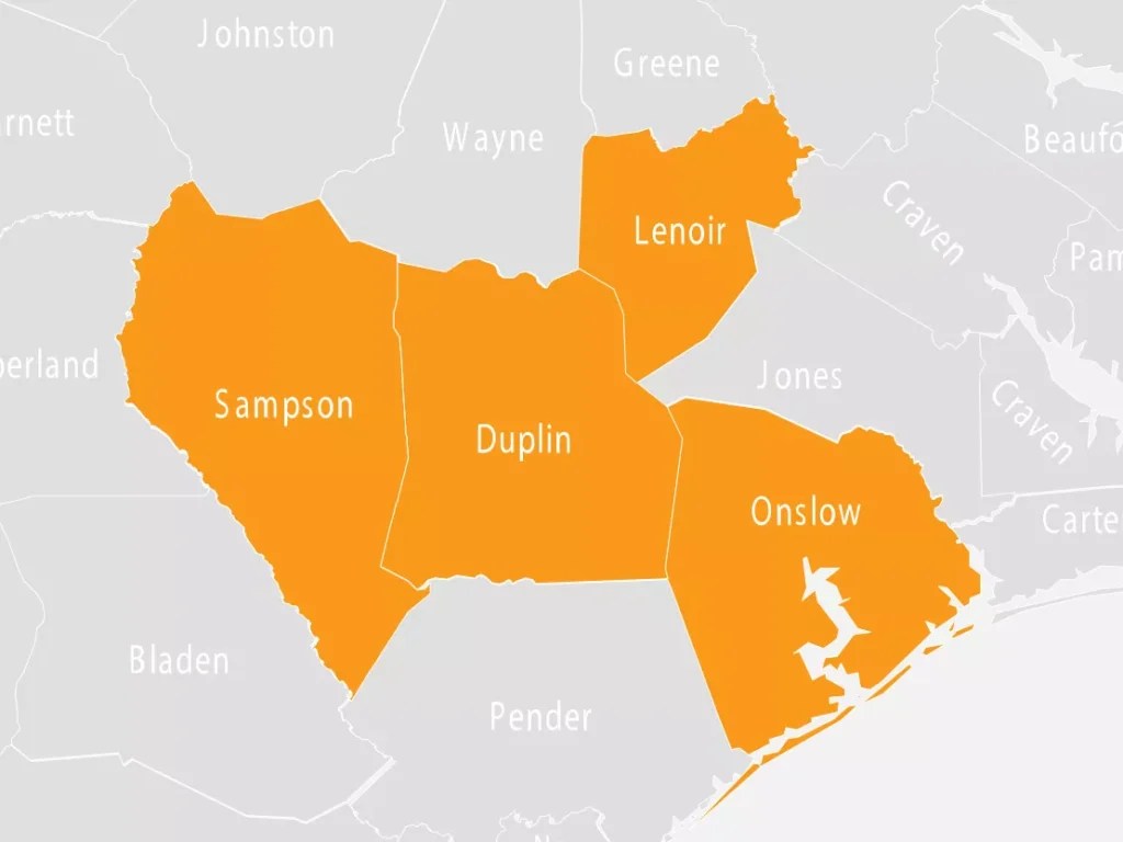 Onslow, Duplin, Sampson & Lenoir County GoldStar Storage Container