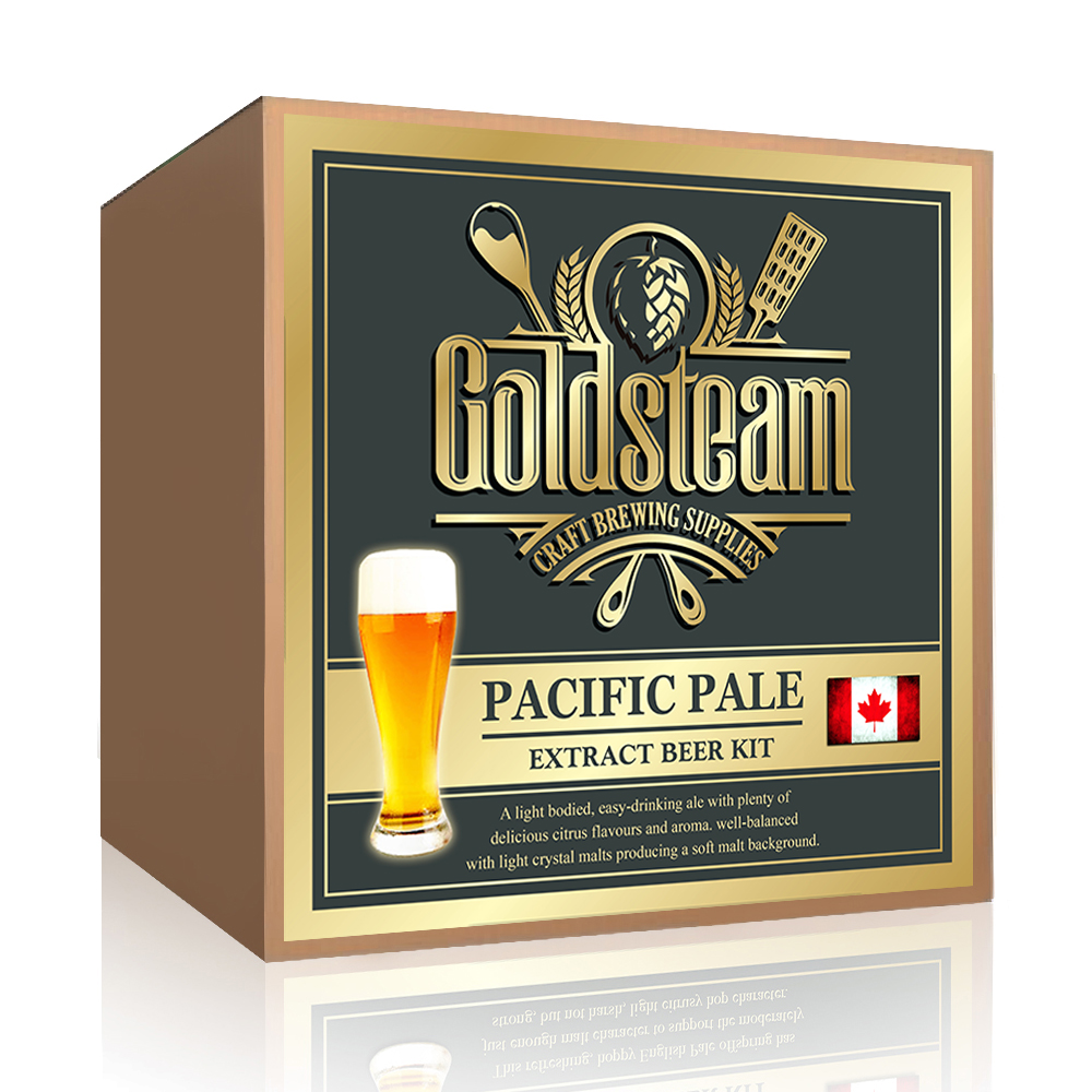 Pacific Pale Ale Extract Beer Kit 5 Gallon Beer Making Recipe