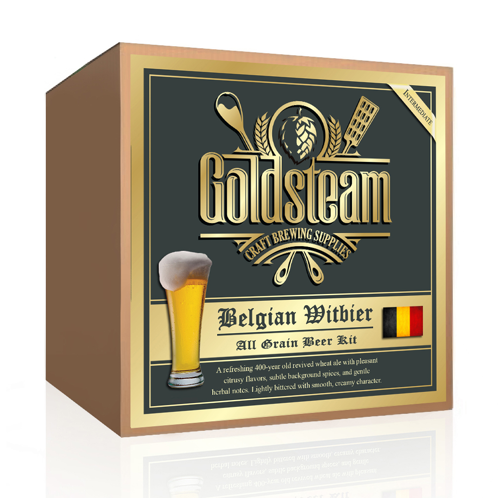 Belgian Witbier All Grain Beer Kit Recipe Goldsteam Homebrew Supplies