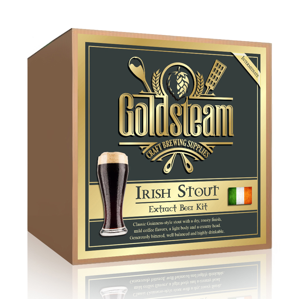 Dry Irish Stout Extract Beer Kit Recipe 5 Gallon Beer Making Kit