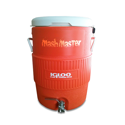 Igloo 10 Gallon Cooler Mash Tun with 6" Bazooka Screen Goldsteam