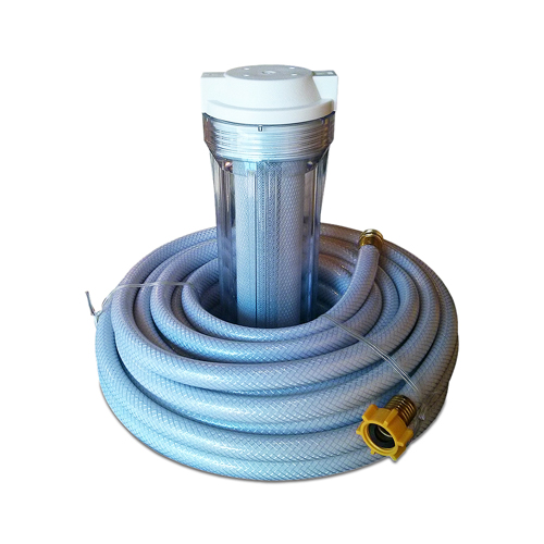 Fresh Water Carbon Filter Package with Heavy Duty Potable Garden Hose