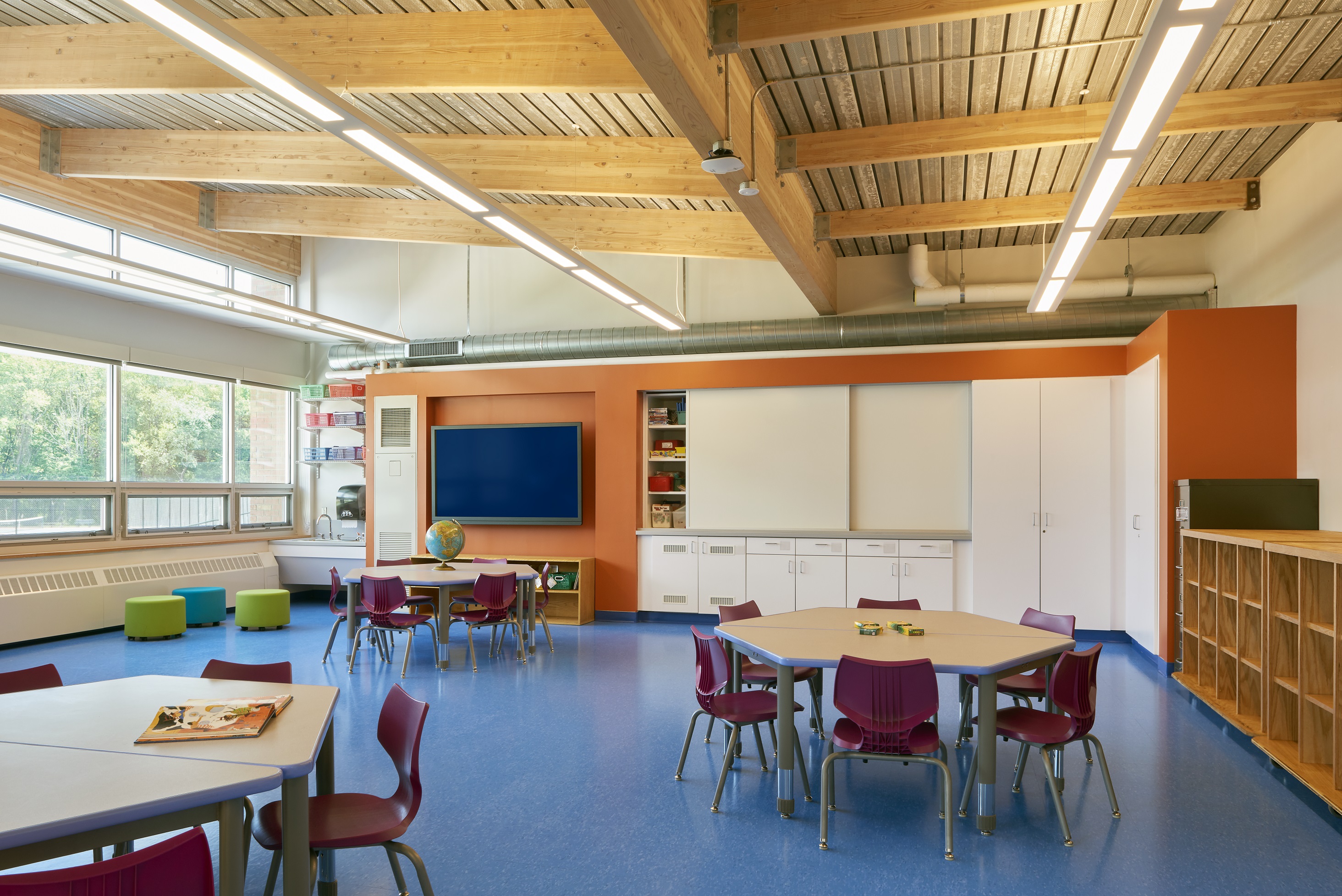 JFK Brewster Elementary School Goldstick Studio Goldstick Lighting