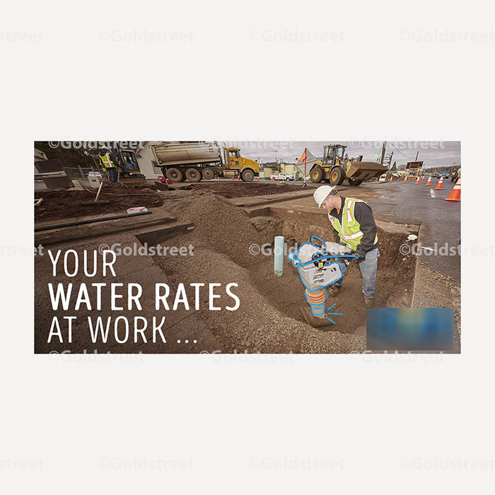 Your Water Rates at Work Social Media Post / Bill Insert / Newsletter
