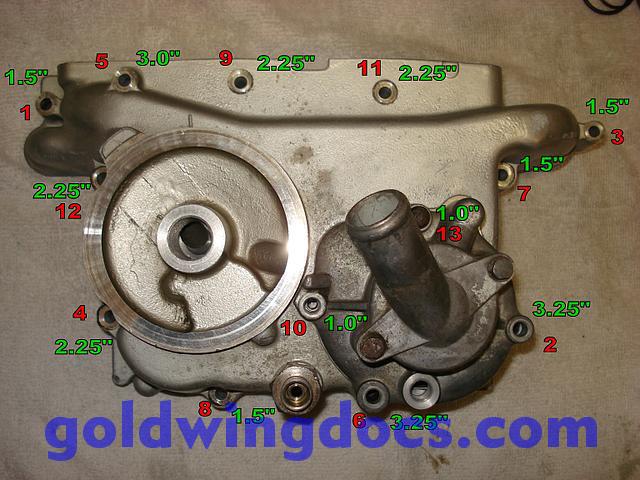 How to remove and replace your water pump • GL1100 DIY Articles