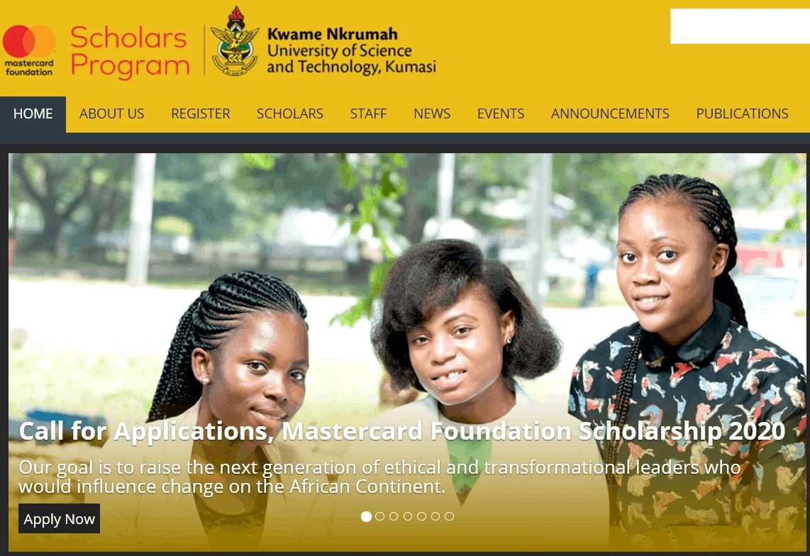 Fully Funded African 2021/22 Mastercard Foundation Scholarship At KNUST