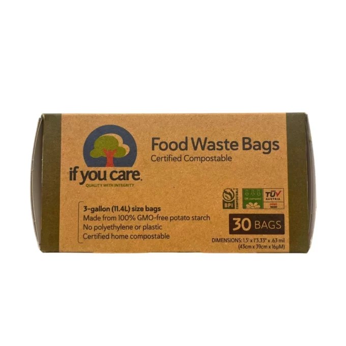 3 Gallon Compostable Food Waste Bag Less Than