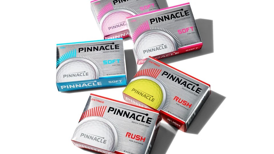Pinnacle Rush Golf Balls, Pinnacle Soft Golf Balls