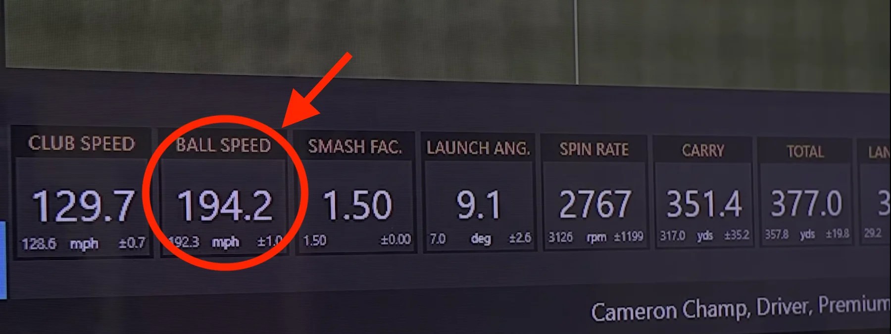 PGA Tour Rookie Cameron Champ's amazingly powerful Trackman stats