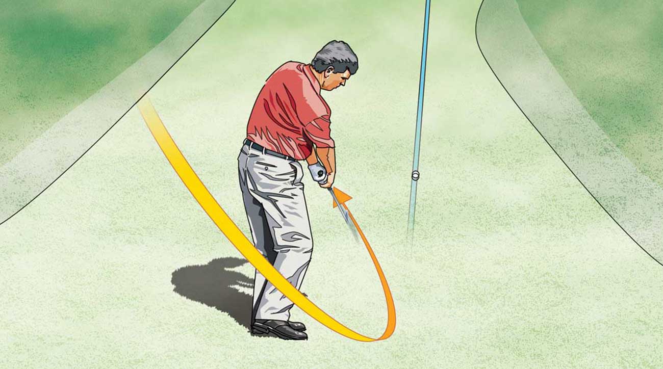 Three simple steps to handle an uphill lie