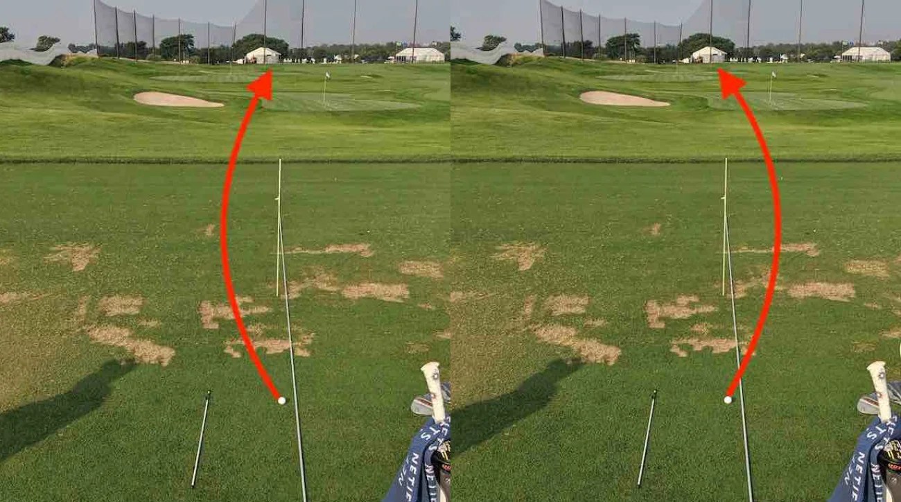 Xander Schauffele's tricky driving range drill, explained