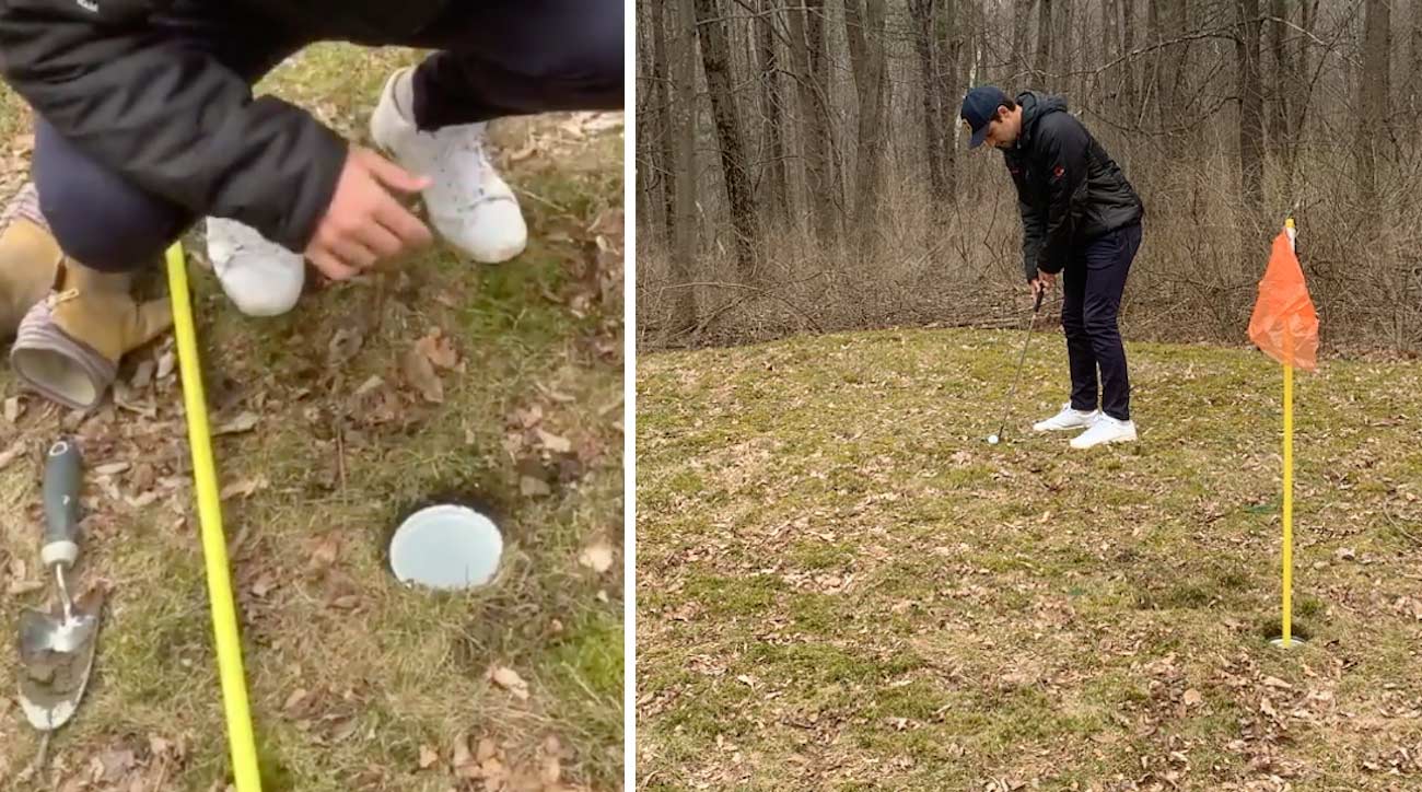 How YOU can build an epic backyard golf hole—with stuff you already own!