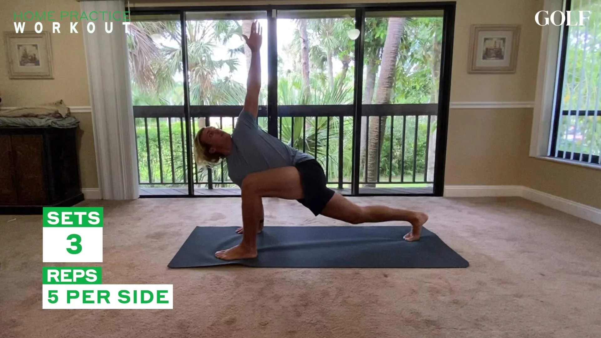 A basic athome golf workout that's impossible to screw up