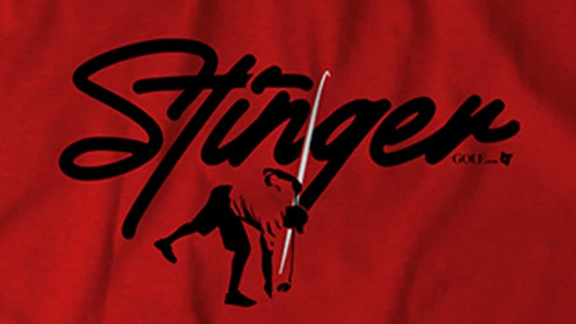 We designed a 'stinger' tshirt in honor of golf's coolest shot