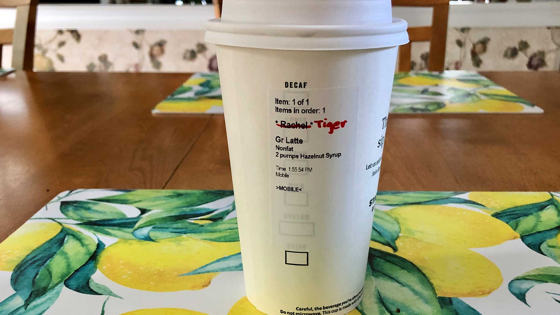 Tiger Woods' coffee order sounds 'extra' but is actually delicious