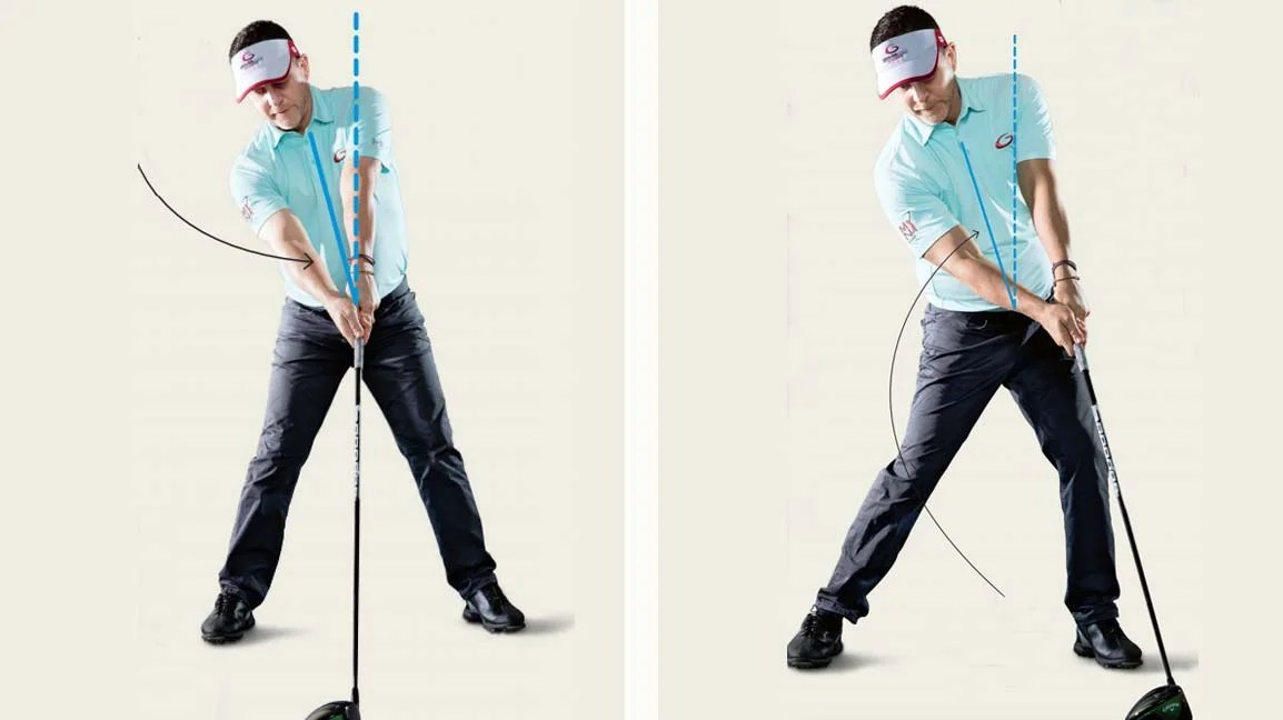 Match your tilt at address and impact for more consistent ball striking