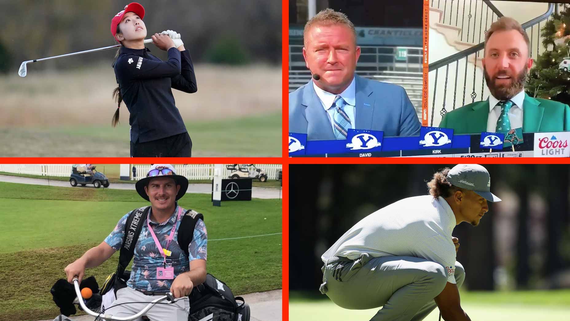 DJ and Pat Mahomes? Here are golf's 10 surprising winners of the week