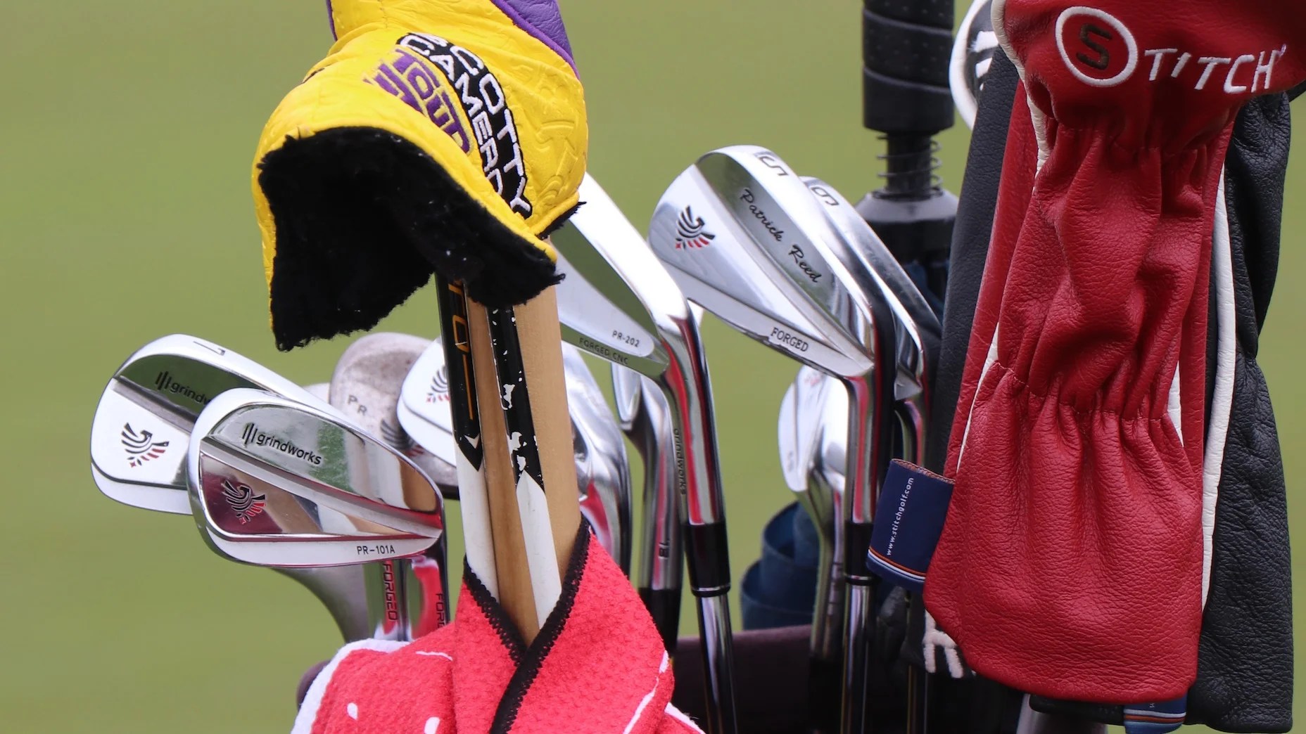 Winner's bag Patrick Reed at the 2021 Farmers Insurance Open