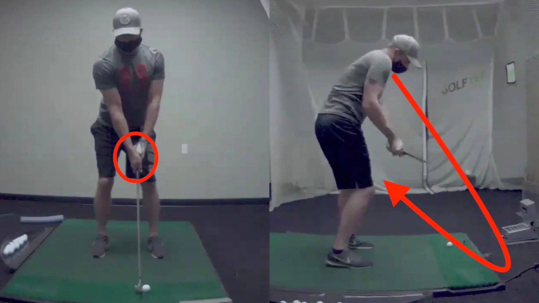 How fixing this golfer's 'disaster' golf grip transformed his entire swing
